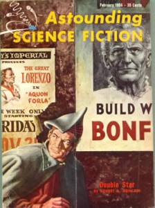Original Astounding Magazing cover, February 1956.