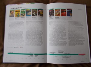 Typical doublepage spread.