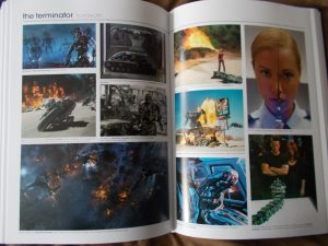 Typical double page photospread - this one on The Terminator.
