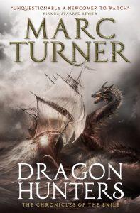 Image of the UK book cover for Dragon Hunters