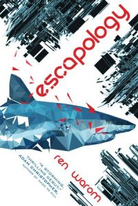Escapology book cover features digitised blue shark.
