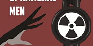 Bookcover: Dark red, with a chain encompassing a nuclear warning logo.